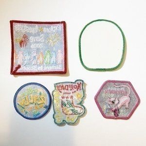 Girl Scouts Set of 5 Patches